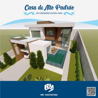 Casa em Condomínio Riviera Park!
Pronto para morar. Disponível para a venda!
